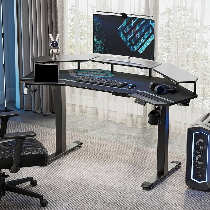 Amazon.com: EUREKA ERGONOMIC Gaming Desk Adjustable Height
